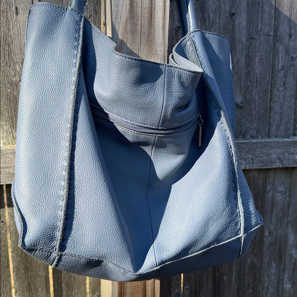 The Sak blue leather tote bag - Picture 6 of 6